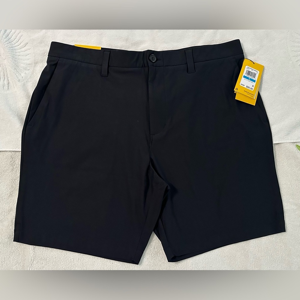 NWT Under Armour Men's Curry Splash Short Golf Black - Size 36